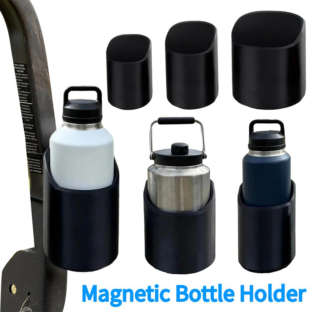 Magnetic Bottle Mounts for 46/50/64 Oz Heavy Duty Drink Holder Water Cup Caddy for Truck Golf Cart Tractor Bus Lawnmower