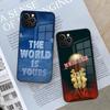 Чехол для телефона Scarface «Мир твой» для Iphone 15 14 12 11 13 Pro Max Mini X Xr Xs Se 8 Puls стекло