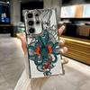 Чехол-футляр God Black Dragon Cyan для телефона Samsung S26 Ultra Для Galaxy S25 FE S26 S24 S23 S22 S21 Ultra S20 Plus 5G Прозрачная крышка
