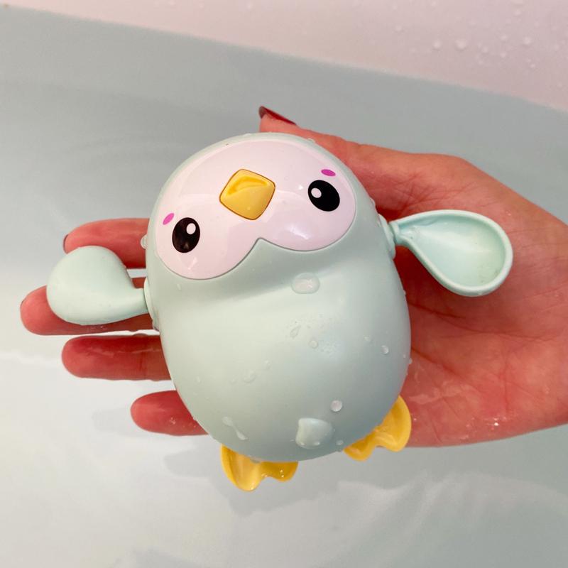 Игрушки для купания малышей Плавающая заводная игрушка Милое животное Заводная игрушка для ванны и бассейна для малышей Новорожденные Игрушки для ванны 1-3 года