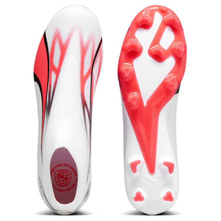 Puma Ultra Match Ll Fg/Ag Мягкие Удобные Футбольные Бутсы Мужские Футбольные Бутсы Белые 10751101