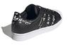 adidas Оригинальные Superstar J Устойчивые к истиранию Низкие Детские Скейтбордические Кроссовки Черно-белые GW4069