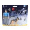 Bruder Caucasian Police Officer & Police Dog BR62150
