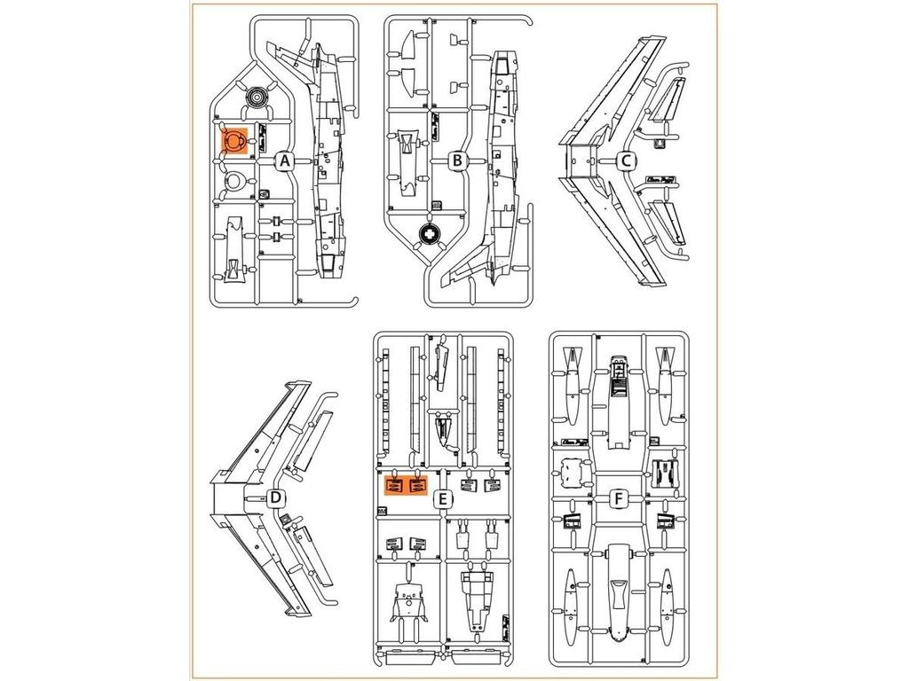 Прозрачная пластиковая модель Sabre CPU72054 Prop! 1/72 Ф-86А (Самолет)
