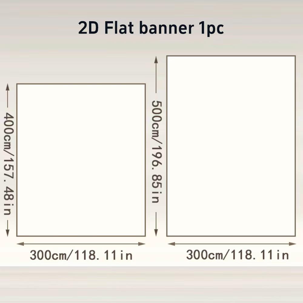 2D flat banner 1PC - Polyester - For lively abstract music decoration in living room and bedroom partiesXY
