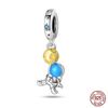 925 Sterling Silver Fashion Space Travel Collection Rocket Astronaut Charms Beads Fit 4MM hole diameter Bracelet DIY Jewelry
