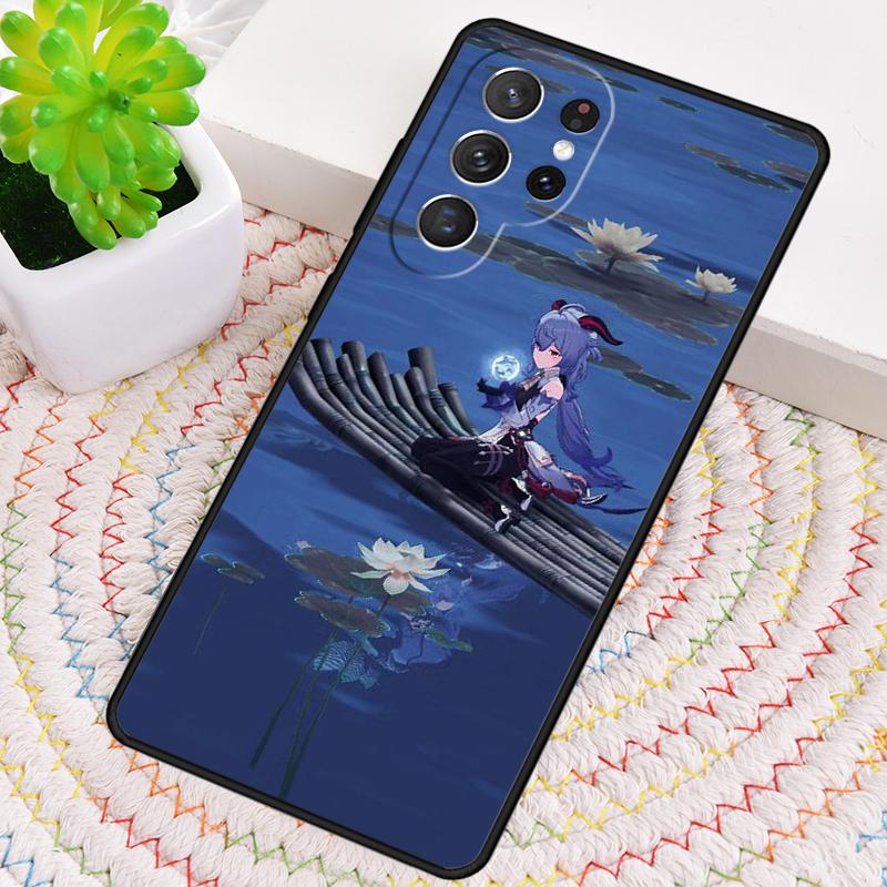 Ganyu Genshin Impact мягкий силиконовый чехол для телефона для Samsung Galaxy note 10 pro S26 S25 S24 S23 S22 S21 Plus S25Ultra Capa Cover