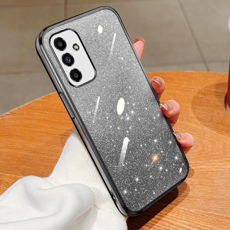 A04E A12 5G Роскошный Силиконовый Чехол с Блестками Для Samsung galaxy A15 54 A25 34 A35 A55 A05s A14 16 A53 A52 Ударопрочный Задний Чехол