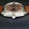VINTAGE HMT KOHINOOR HAND-WINDING INDIAN MENS BROWN COLOR DIAL WATCH A440997-4 HT-a440997