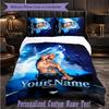Personalized 3Pcs Bedding SetKontra K Custom Text Duvet Cover Pillowcase Set Bedroom Gift
