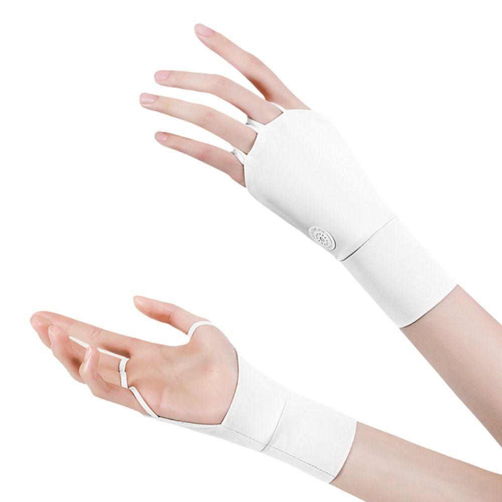 Защита от солнца и ультрафиолета Ice Silk Гольф Перчатки Cool Солнцезащитные Перчатки Открытые Перчатки с пальцами Спорт на открытом воздухе