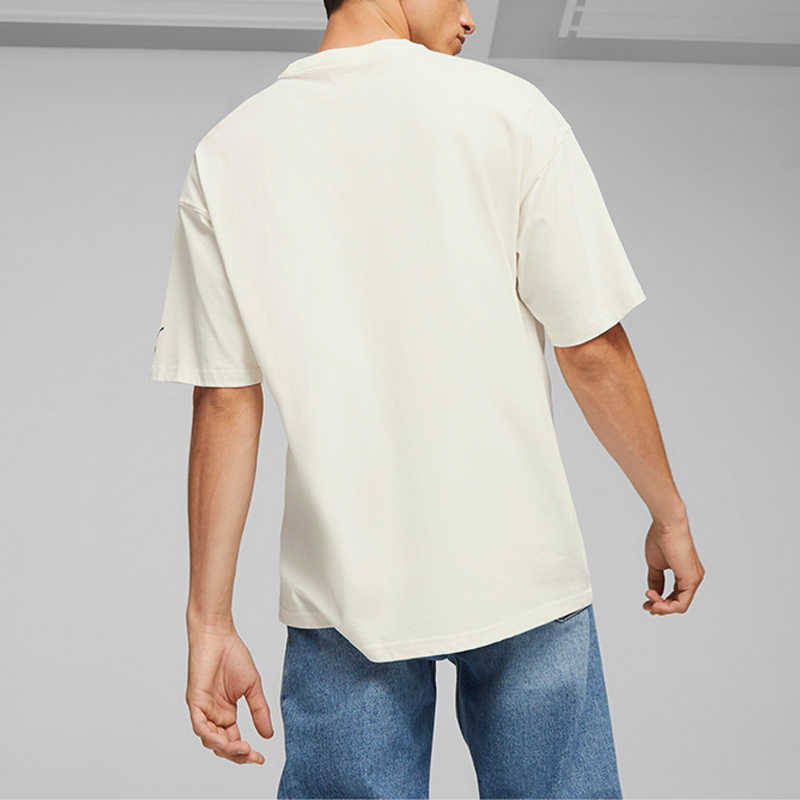 Puma Футболка с круглым вырезом X STAPLE Collaboration SS23, мужские топы, белые 622201-65