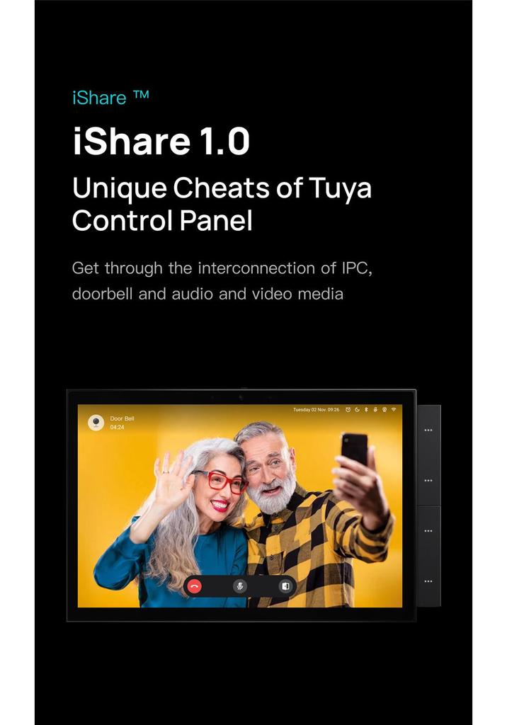 Tuya 10.1" Touchscreen Control Panel with Built-in Alexa
