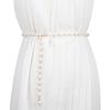 Pearl Waist Chain White Bohemian Belt Elegant Dress Shirt Decoration  Women