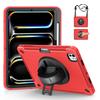 For iPad Pro 13 (2025)/13 (2024) Case Kickstand PC + TPU Rugged Cover with Shoulder Strap