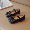 Girls Leather Shoes Spring Autumn New Children's Bow Princess Shoes Korean Style Baby Kids Soft Sole Shoes