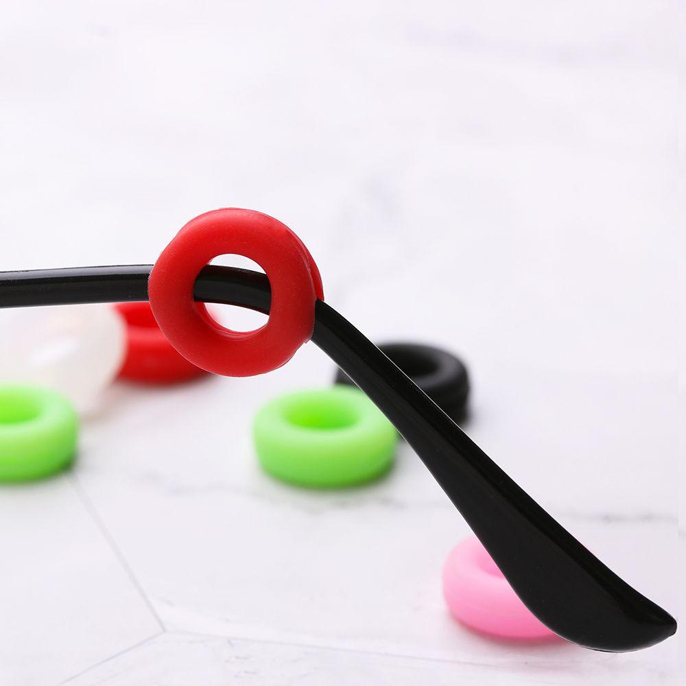 Anti Slip Outdoor Silicone Grips Eyeglass Holder Round Glasses Ear Hooks Sports Temple Tips