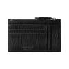 Montblanc Meisterstück 4810 Bark Print Zip Closure Leather Card Holder Men Accessories Black 130931