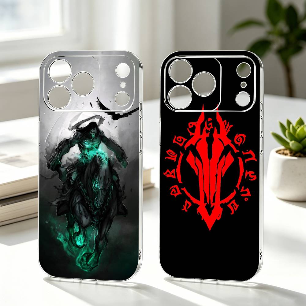 Чехол для телефона D-Darksiders для iPhone 17 16 15 14 13 12 11 Mini Pro Max Plus Прозрачный чехол
