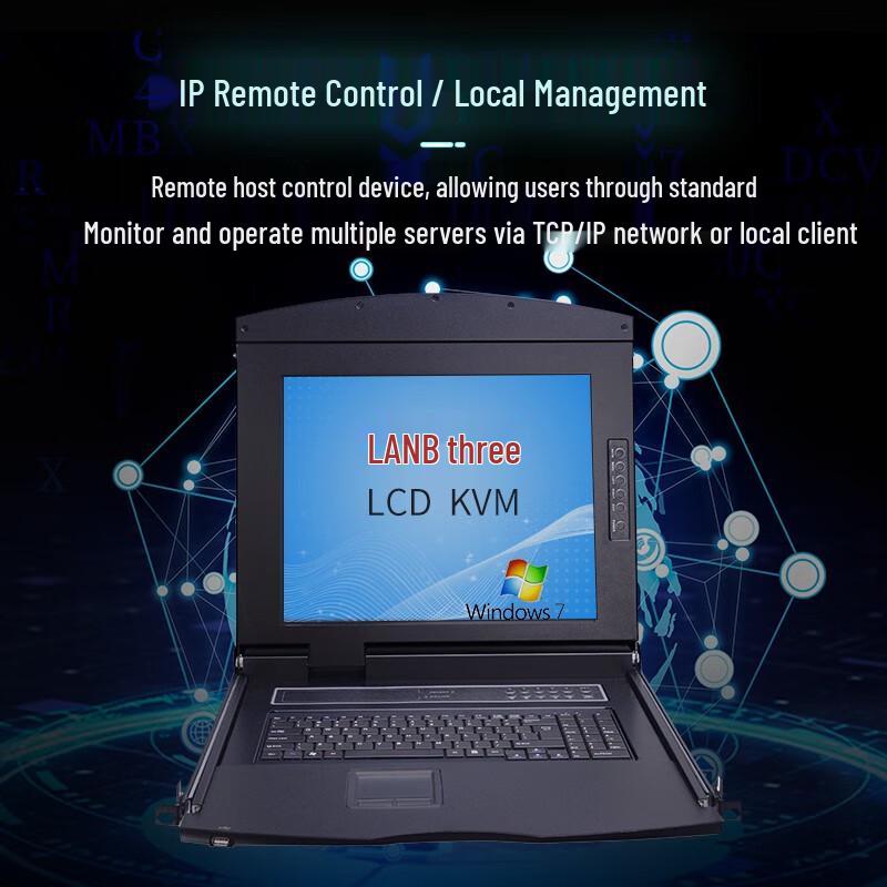 LANBE AI-9132TLG 32-Port 19-inch Digital IP KVM Switch