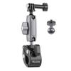 TELESIN GPHBM001 Велосипедный руль Super Clamp Mount из алюминиевого сплава, двойная вращающаяся на 360 градусов шаровая головка