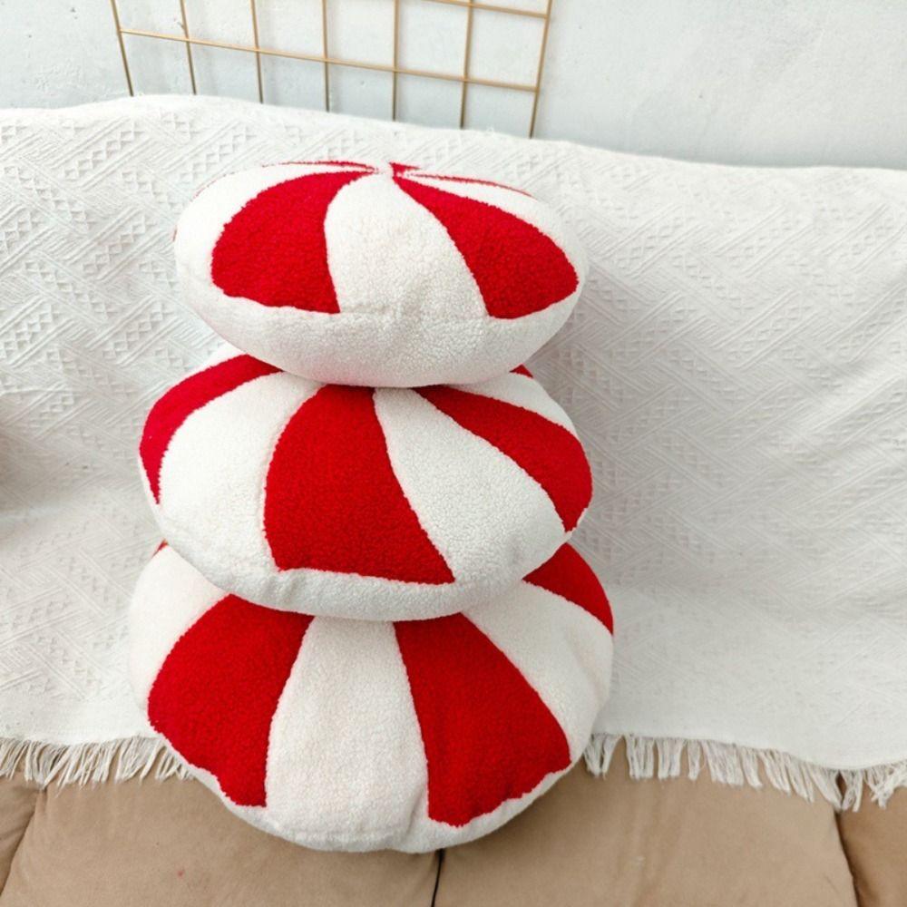 Red Christmas Cartoon Pillow Plush Pillow Cushions New Red Decoration Pillow  Christmas