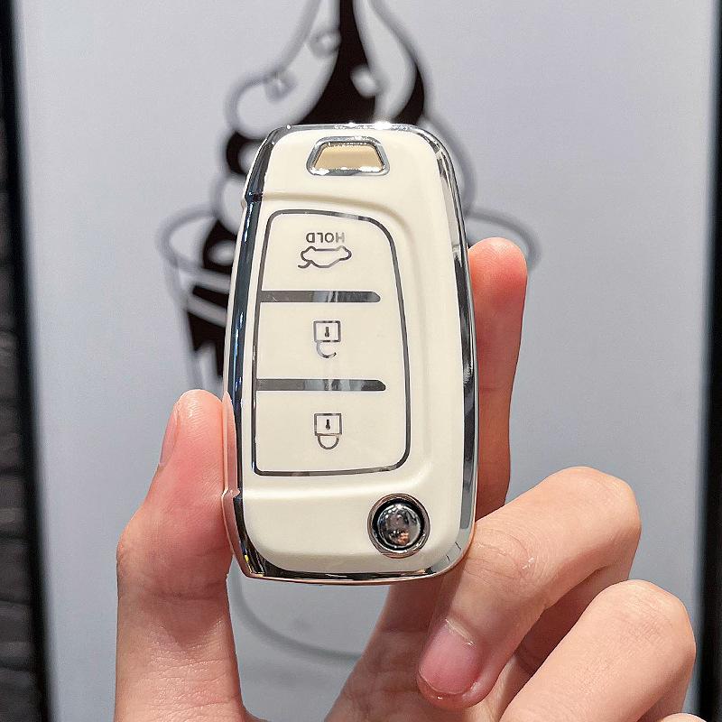 Для Hyundai Sonata Santafe Verna Tucson Celesta Accent Creta Kona Elantra Solaris I30 I35 I40 Ix35 ТПУ Чехол-футляр для автомобильного пульта ДУ