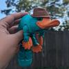 Креативная 3D-печатная модель утконоса из смолы, многосуставная, орнамент, игрушки-утконосы, кукла-животное, игрушка, подарок