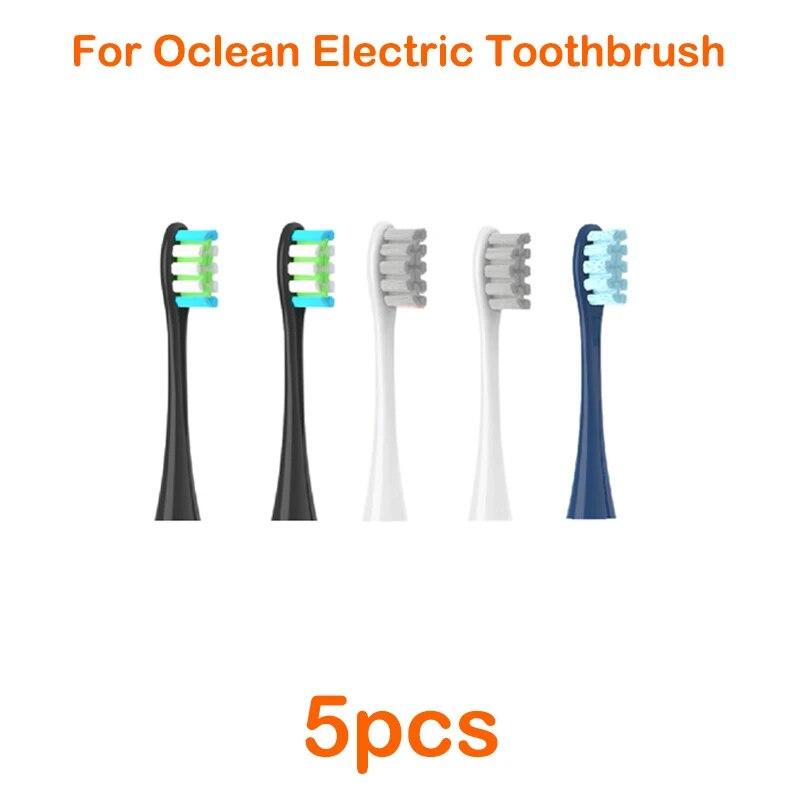 5 шт. сменные насадки для электрических зубных щеток Oclean для Oclean X Pro/X/Z1/F1/One/Air 2 насадки для электрических зубных щеток Sonic
