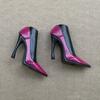 Оригинальная кукольная обувь Туфли на высоком каблуке Разноцветная обувь Сексуальные Кукольные головы с большим ртом