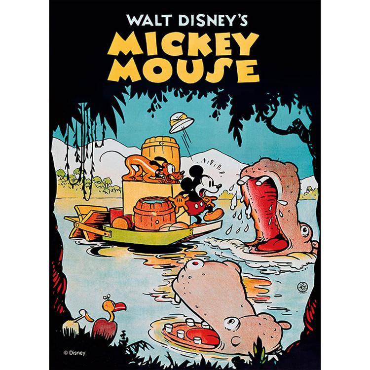 Пазл «Микки Маус встречает бегемота» Disney Animation 500 деталей, популярная корейская головоломка