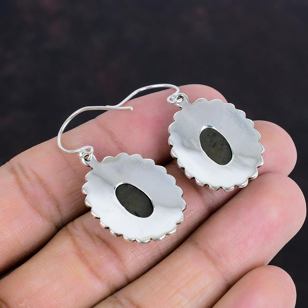 Серьги из ракушек-абалонов, ювелирные изделия из драгоценных камней, винтажные серьги из стерлингового серебра 925 пробы, серьги ручной работы, потрясающие серебряные украшения, подарки на помолвку