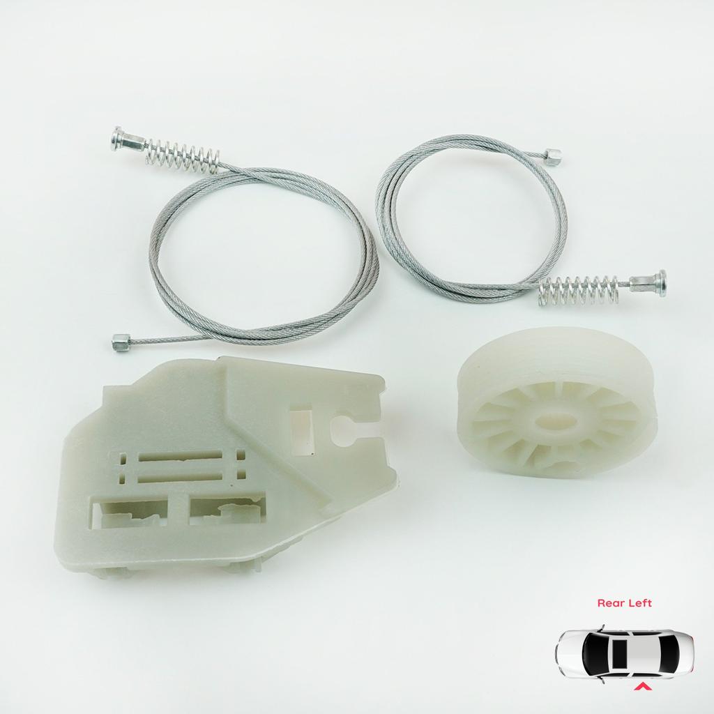 BWR617 Electric Power Window Lifter Regulator Repair Kit Rear Left Door for BMW X5 E53 2000-2006 51357125059