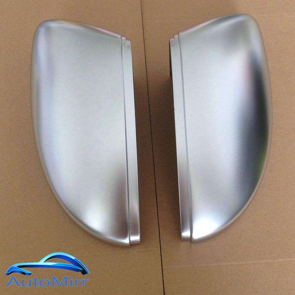 Матовые хромированные накладки на зеркала для VW Passat CC B7 Scirocco Jetta MK6 euro Beetle, боковая крышка, замена 2010 2011 2012 2013