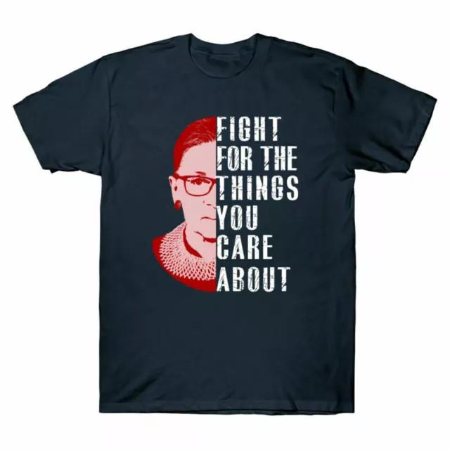 Things You Care Black Navy About Fight Cotton Tee Notorious For The RBG