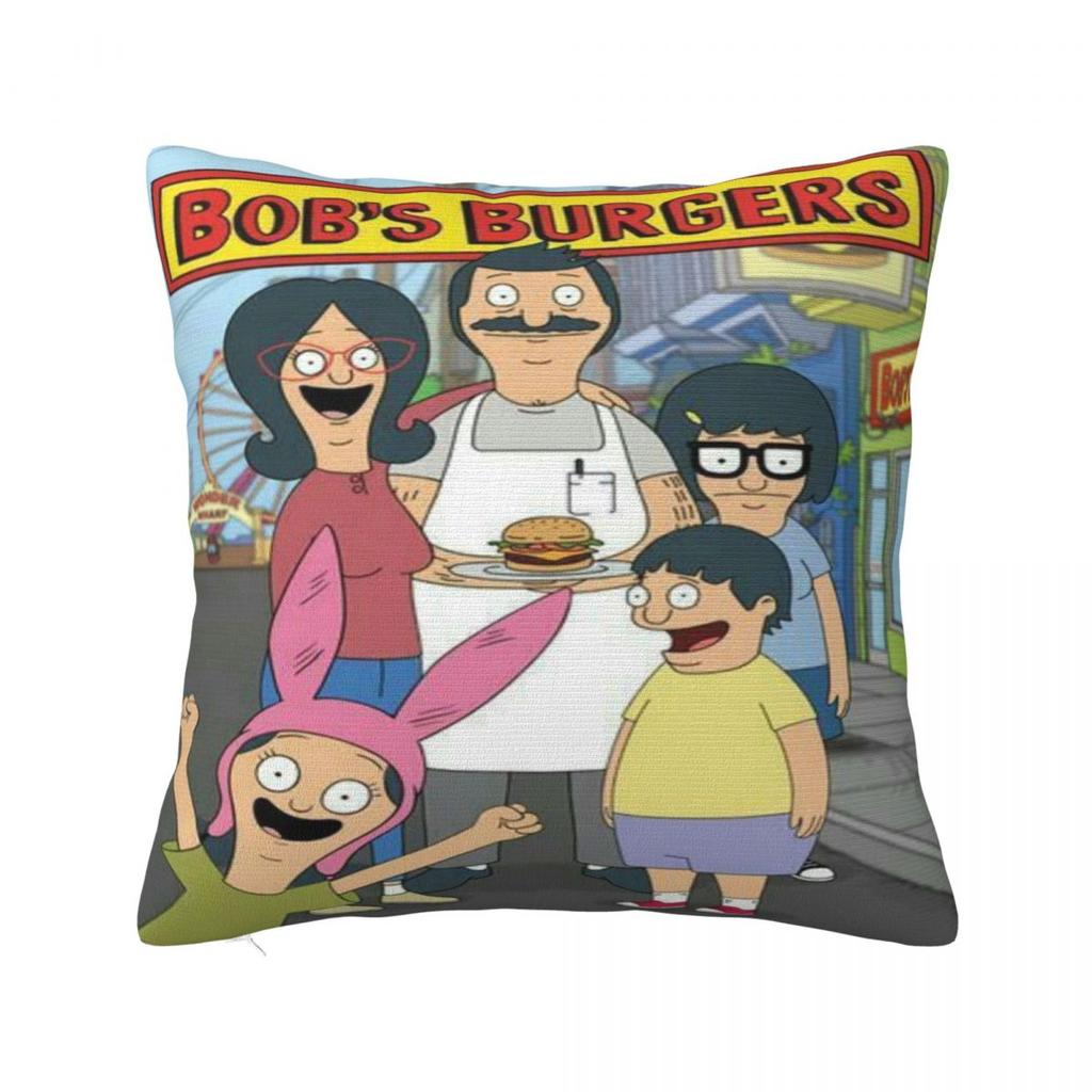 Trendy Car Bobs Funny B-Burgersdecoration Pillowcase Accessories Pillow Covers Square Multiple Sizes