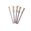 5Pcs 3Mm*5Mm Shank Polishing Brass Wire Wheel Brushes Rotary Cleaning Tools