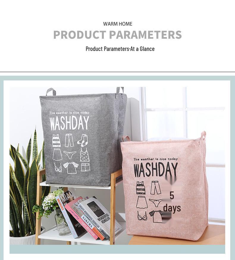 Складная большая сумка для белья и корзина для хранения со шнурком для одежды и одеял