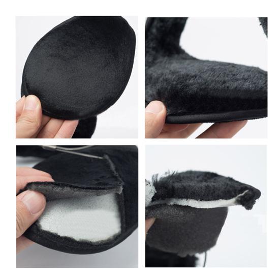 Унисекс зимние наушники толстые плюшевые защитные наушники ветрозащитный противоскользящий для поездок на работу на открытом воздухе катание на лыжах декоративные наушники