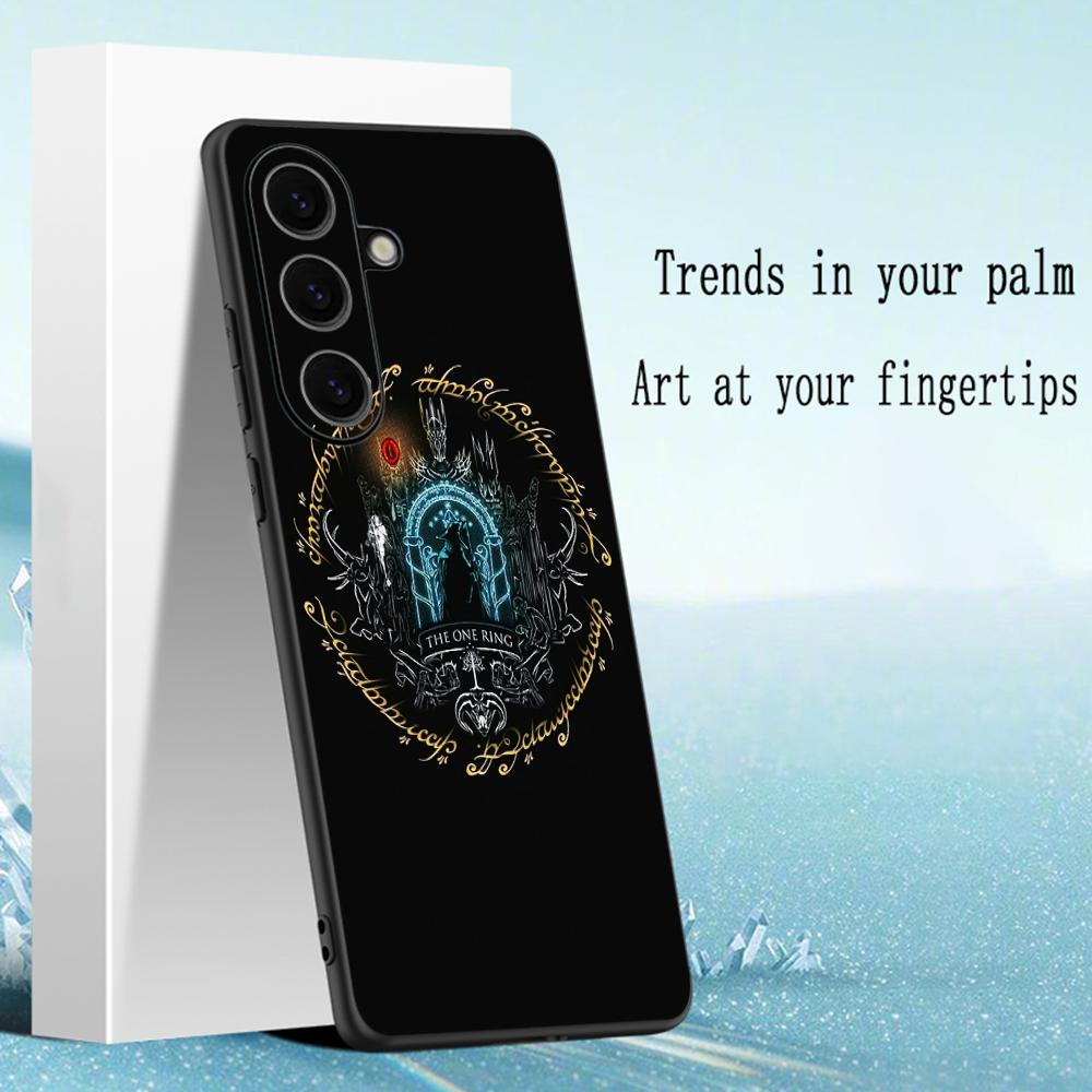 Lord Rings Rohirrim cool ins Phone Case For Samsung Galaxy S25 S24 S23 S22 S21 S20 Plus Ultra Note20 Soft Black