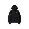 Winter Hooded Zip-Up Sweatshirt With Deer Print Loose Fit Oversized Pullover Youth