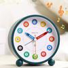 Светящиеся детские настольные часы, круглый настольный будильник, беззвучный образовательный будильник, домашний декор