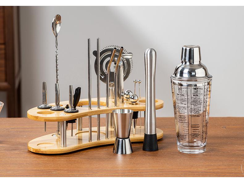 Stainless Steel Bartender Cocktail Set for Home Use