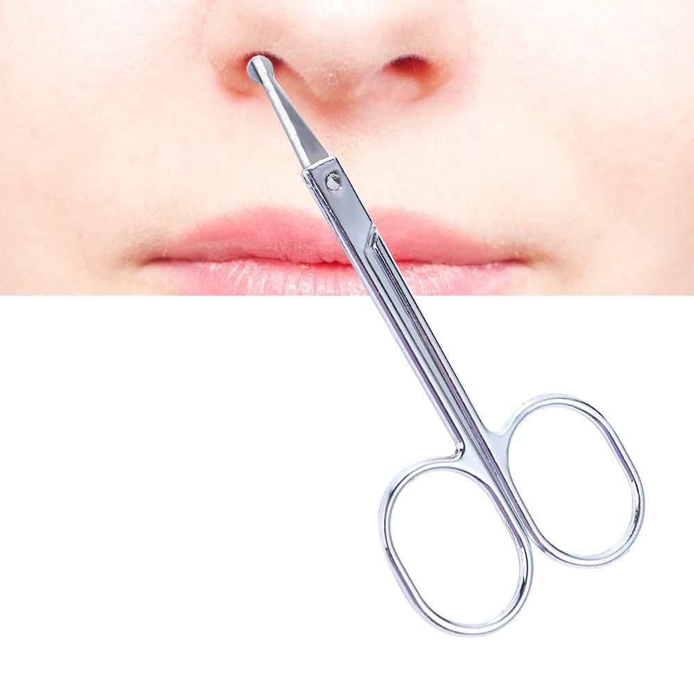 New Nail Trimmer Tool Fashion Beauty Tool Stainless Steel Ear Facial Trimmers Nose Hair Scissors
