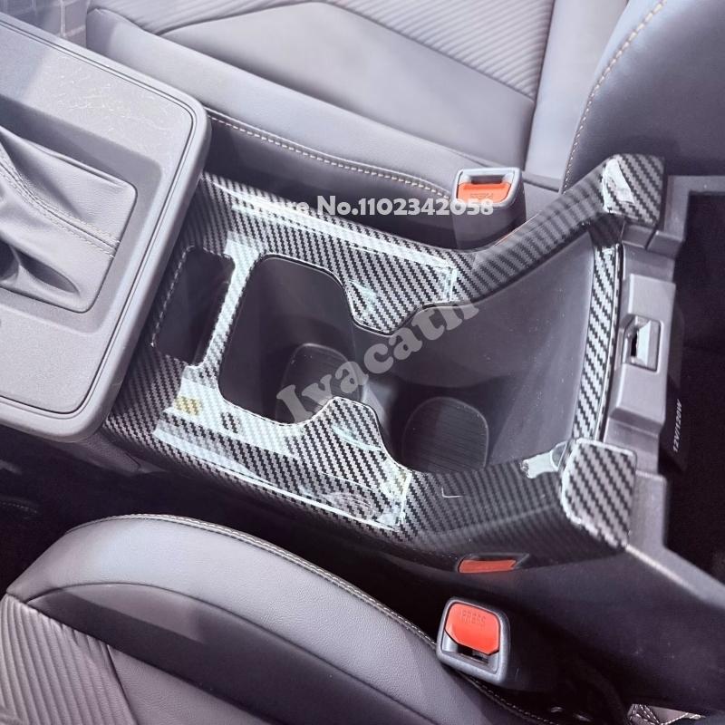 LHD RHD Для Toyota Corolla Cross 2025 2026 Черный ABS Накладка на крышку переднего отсека для хранения и подстаканника центральной консоли