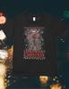 Stranger Things / Праздничная графическая футболка, Хлопок, Унисекс, L -