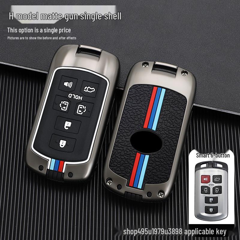 High-Grade Zinc Alloy Key Case for Imported Sienna - Durable, Stylish Buckle Design for Men