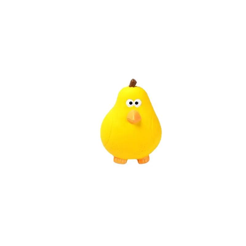 Игрушка-пищалка для собак в форме банана, латексная, интерактивная, устойчивая к укусам, товары для домашних животных для щенков