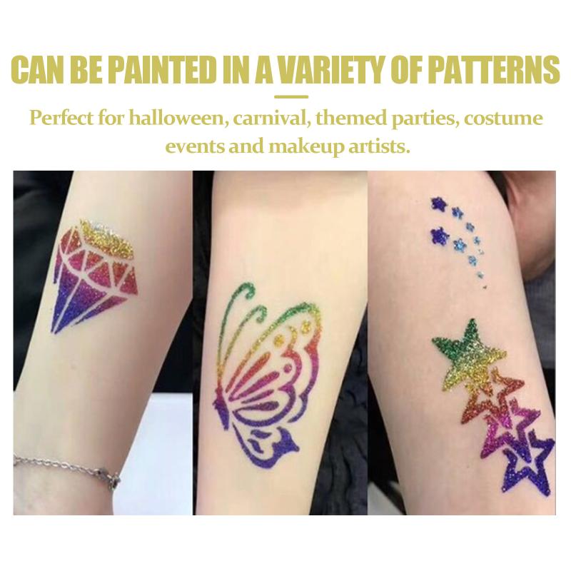Body Art Glitter Tattoo Glue 8ML Safe Adhesive Gel for DIY Face and Body Makeup Party Use