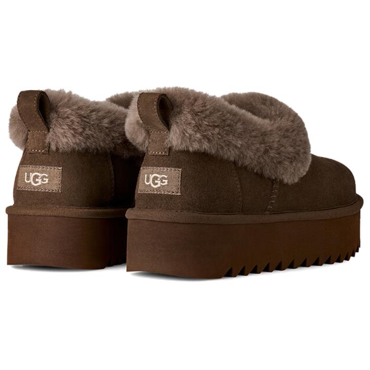 UGG Удобные повседневные ботильоны для снега Женские ботинки Темно-каштаново-коричневые 1166733-DRKT